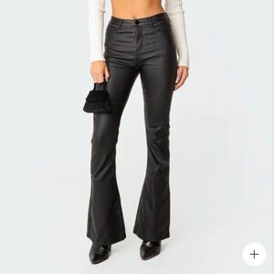 Edikted Black Flared Pants